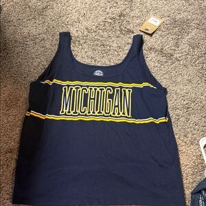 3- tank tops, Rivalry Threads Navy and Yellow Tank Top